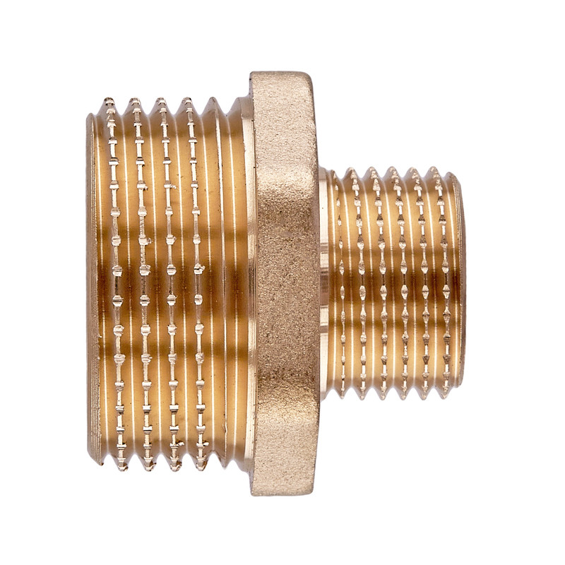 Ніпель редукційний Koer KF.N0608.WN - 3/4"x1/2" без нікелю (KR5573)