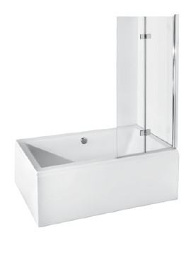 Шторка для ванни BESCO Prestigio 80x150