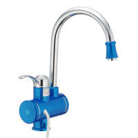 Водонагрівач 3 kW проточний MIXXUS Electra 240-E BLUE з індик. темп., RESET, на мийку (колір блакитний) (MI2747)