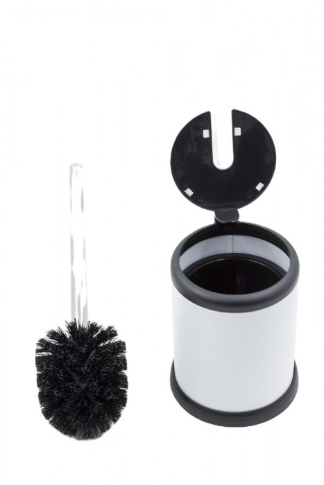 Йоржик для унітазу підлоговий Mixxus Topper-TB0201 White колір білий (MI7094)