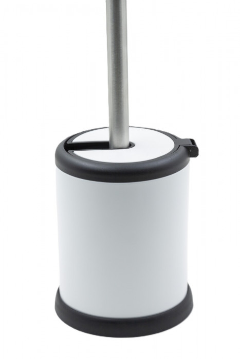 Йоржик для унітазу підлоговий Mixxus Topper-TB0201 White колір білий (MI7094)