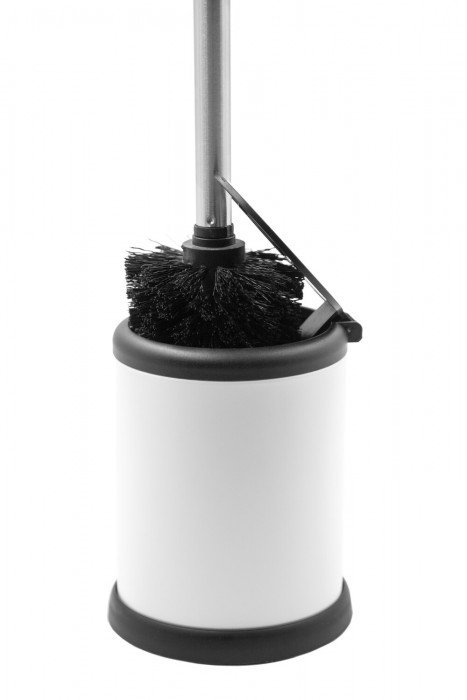 Йоржик для унітазу підлоговий Mixxus Topper-TB0201 White колір білий (MI7094)