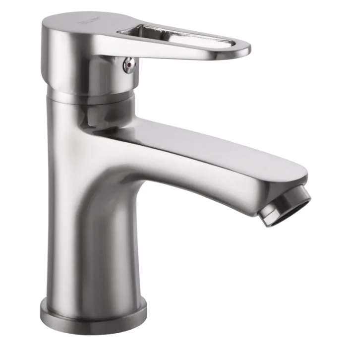 Змішувач для умивальника Zerix PUD1 045 колір нержавійка (ZX2795)