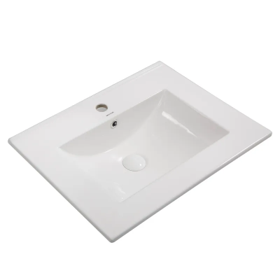 Раковина меблева Mixxus Premium CUBIC-1501 610х460х170mm з отвором під змішувач та переливом (MP6495)