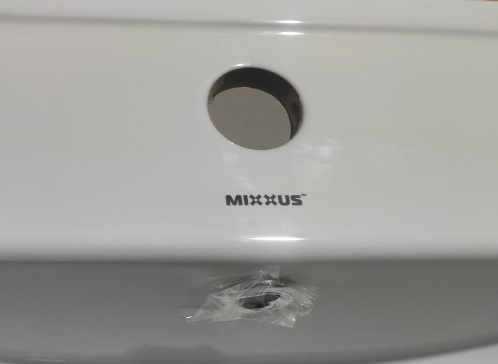 Раковина меблева MIXXUS PREMIUM CUBIC-1501 610х460х170mm (отвір під змішувач, перелив) (MP6495)