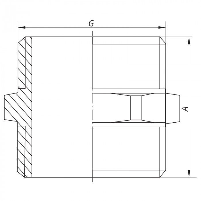 Ніпель 1-1 / 2 "Koer KF.N16 (KF0032)