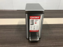 Відро для сміття з плавним закриттям прямокутне KOER TC-010206-02 6 л (колір нержавійка) (KR5594)