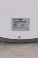 Дзеркало Mixxus PLAIN MC02-80-CASE з Led Touch, Anti-fog, димером, регулятором яскравості, годинником (MI7158)