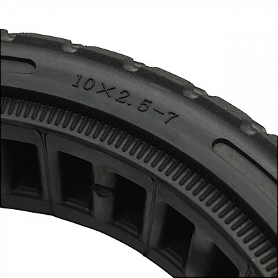 ПОКРИШКА 10-2.5×7 CITYNEYE (Ø168 - 48ММ) ЛИТА (ПЕРФОРОВАНА) БЕЗКАМЕРКА ДЛЯ ЕЛЕКТРОСАМОКАТА (196)