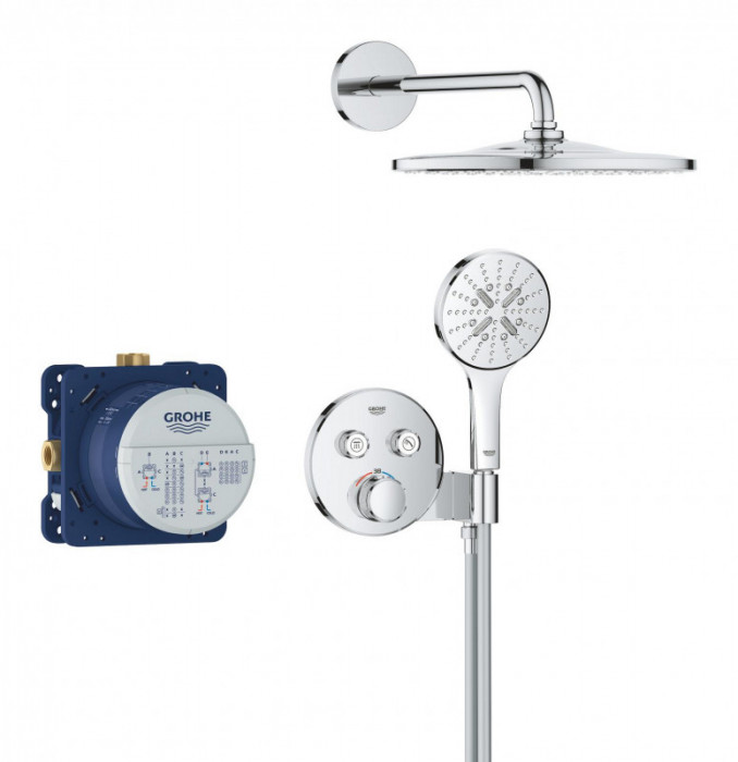 Прихована душова система з Rainshower Mono 310 Grohe Grohtherm SmartControl (34866000)