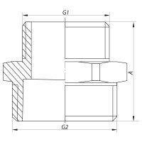 Ніпель редукційний 1 "x1-1 / 4" Koer KF.N1012 (KF0039)