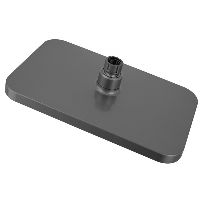 Душова колона зі змішувачем з кнопковим перемикачем з алюмінію ZERIX PBI-009-J GRAPHITE, 4 режими (ZX5850)