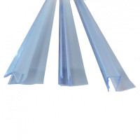 Двері у нішу розсувні KOER SR SD05-120x200-TR-01 прозоре скло EASY CLEAN 6мм хром (KR5405)