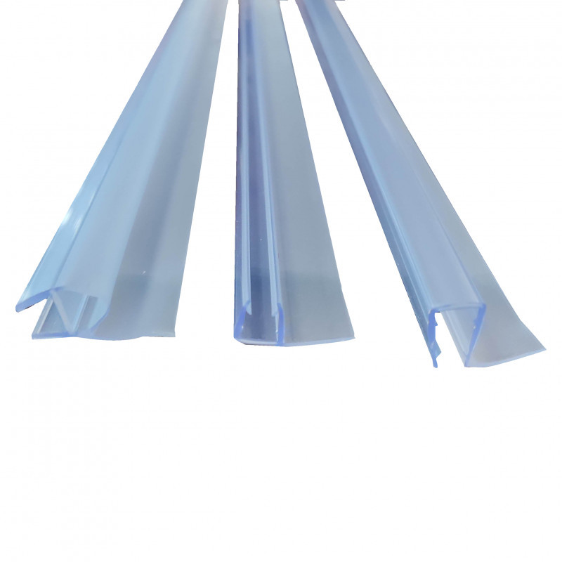 Двері у нішу розсувні KOER SR SD05-120x200-TR-01 прозоре скло EASY CLEAN 6мм хром (KR5405)