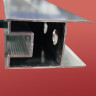 Двері у нішу розсувні KOER SR SD05-120x200-TR-01 прозоре скло EASY CLEAN 6мм хром (KR5405)