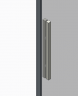 Двері у нішу розсувні KOER SR SD05-120x200-TR-01 прозоре скло EASY CLEAN 6мм хром (KR5405)