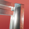 Двері у нішу розсувні KOER SR SD05-120x200-TR-01 прозоре скло EASY CLEAN 6мм хром (KR5405)