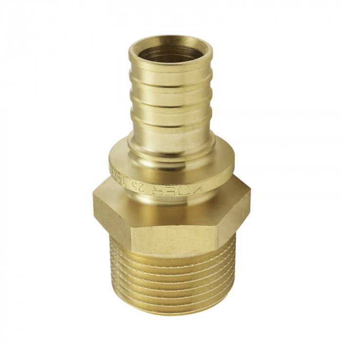 Перехідник з ЗР Koer KA.A10M-25 - 25(3.5mm) x 1"M (KR4854)