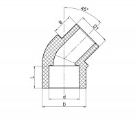 Кут Koer K0263.PRO 20 PPR 45 ВН (KP2907)