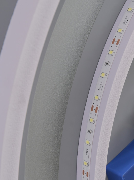 Дзеркало Mixxus PLAIN MC02-60 з Led Touch, Anti-fog, димером, регулятором яскравості, годинником (MI6012)