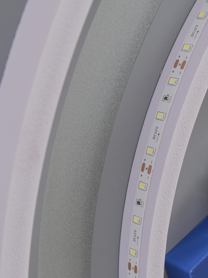 Дзеркало MIXXUS PLAIN MC02-60 з LED Touch, Anti-fog, димером, рег. яскравості, годинником (MI6012)