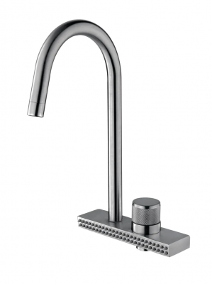 Змішувач для кухні Mixxus FOL-011 з функцією &quot;водоспад&quot; з нерж. сталі (MI6345)