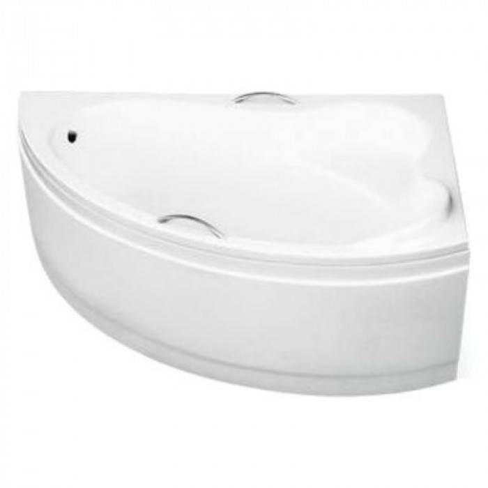 Ванна акрилова ADA 160х100 ліва: без обудови і ніг / БЕЗ отворів під ручки