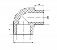 Кут Koer K0265.PRO 20 PPR 90 ВН (KP2909)