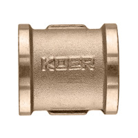 Муфта Koer KF.C08.WN - 3/4" без нікелю (MX1492)