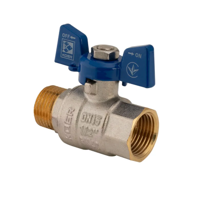 Кран кульовий Koer 1/2&quot; ГШМ (KR.218.B) синій (KR2722)