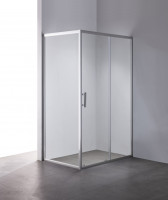 Душова кабіна без піддону Mixxus HARD SC01-120x80x185-TR CHROME прозоре скло 5мм (MI6912)