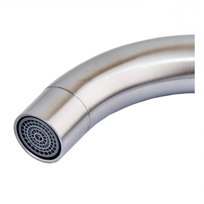 Вилив для змішувача Mixxus SPO-02.SUS з нерж. сталі SUS304 (MI6061)