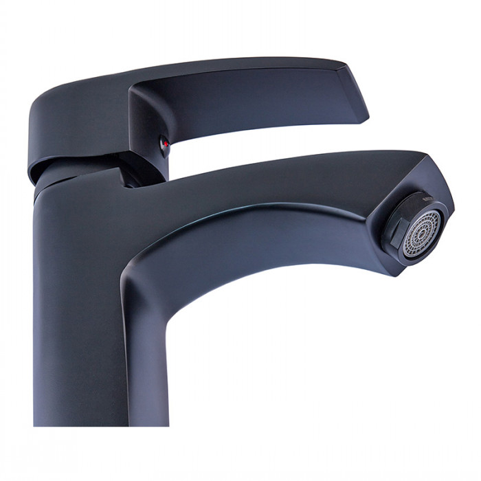 Змішувач для умивальника Mixxus Magnum 001 (Nut) Black (MI6196)