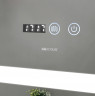 Дзеркало MIXXUS LIGHT MR01-70x50 з LED Touch, Anti-fog, димером, рег. яскравості, годинником (MI6000)