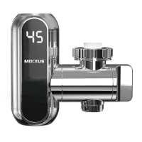 Водонагрівач 3,3 kW проточний MIXXUS Electra 650-E CHROME з індик. темп., з кріпленням на вилив (MI6509)