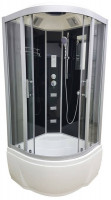 Душовий бокс Veronis BV-5-90 black 90х90х220