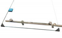 Двері в нішу Koer SR SD06-120x220-TR-01 прозоре скло Easy Clean 8мм, хром (KR5367)