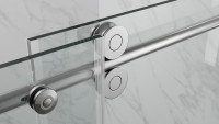 Двері в нішу Koer SR SD06-120x220-TR-01 прозоре скло Easy Clean 8мм, хром (KR5367)