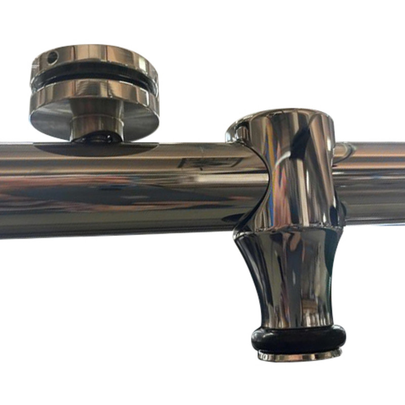 Двері в нішу Koer SR SD06-120x220-TR-01 прозоре скло Easy Clean 8мм, хром (KR5367)