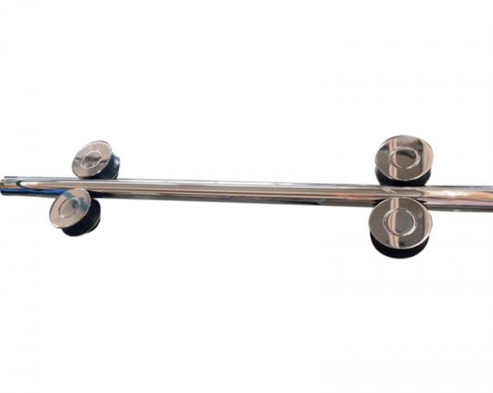 Двері в нішу Koer SR SD06-120x220-TR-01 прозоре скло Easy Clean 8мм, хром (KR5367)