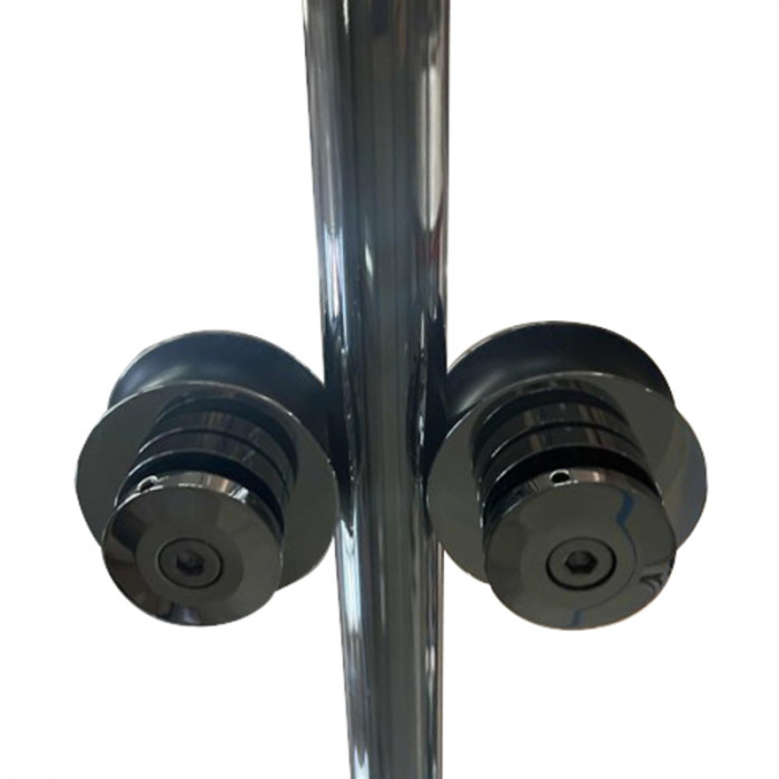 Двері в нішу Koer SR SD06-120x220-TR-01 прозоре скло Easy Clean 8мм, хром (KR5367)