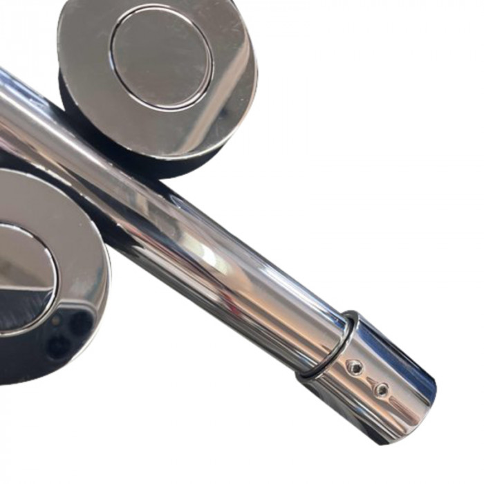 Двері в нішу Koer SR SD06-120x220-TR-01 прозоре скло Easy Clean 8мм, хром (KR5367)