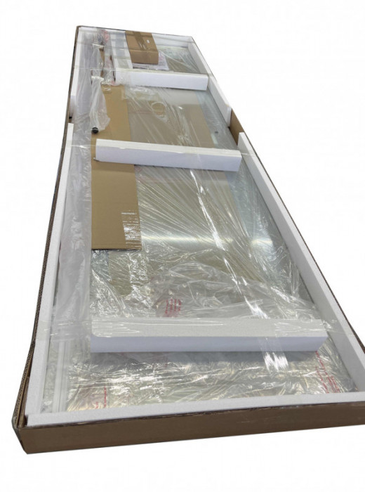 Двері в нішу Koer SR SD06-120x220-TR-01 прозоре скло Easy Clean 8мм, хром (KR5367)