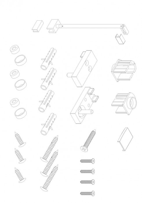 Шторки скляні на ванну Koer SR BS03-95x140-TR-01 прозоре скло 6мм, хром (KR5402)