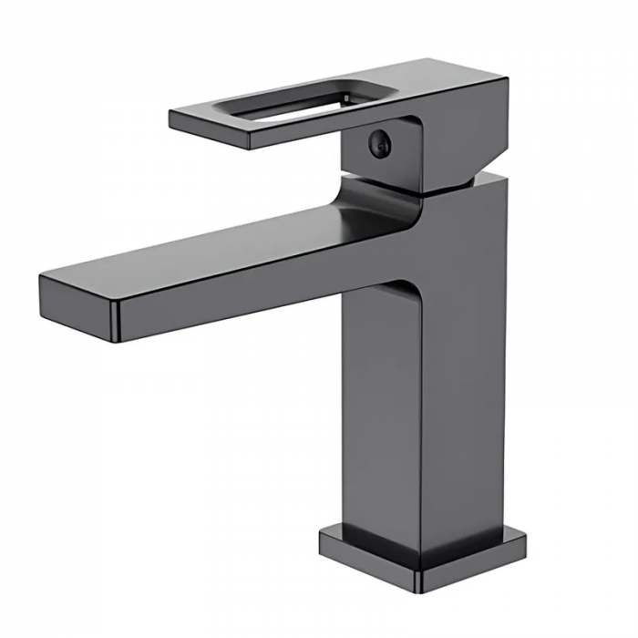 Змішувач для умивальника Haiba Kant 001 Graphite (Колір графіт) (HB9664)