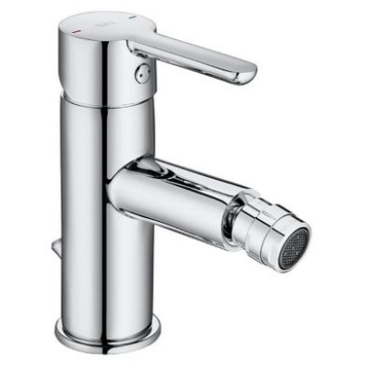 Змішувач для біде ROCA Carelia одноважільний, з донним клапаном h156, хром A5A608AC0K