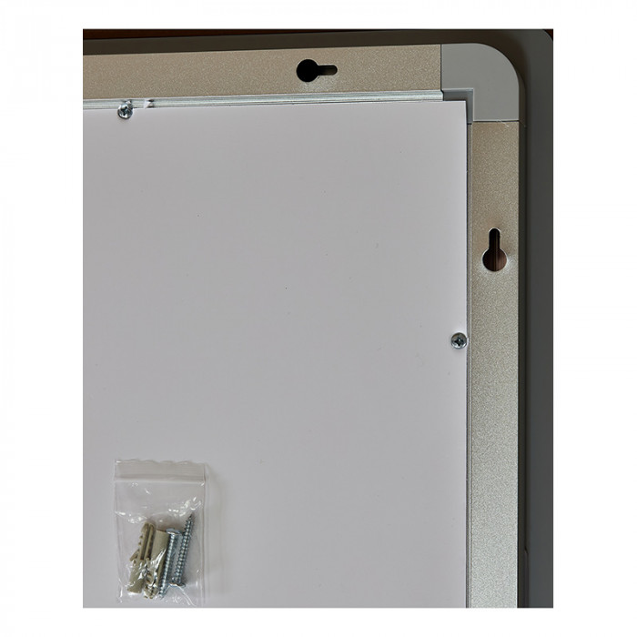 Дзеркало Mixxus STRONG MR05-100x60 з Led Touch, Anti-fog, димером, регулятором яскравості, годинником (MI6009)