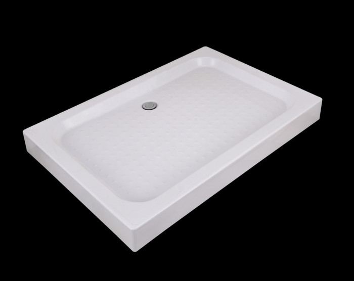 Душовий піддон з сифоном Mixxus HARD ST01-100x80x13 діаметр зливу 52 мм (MI6918)