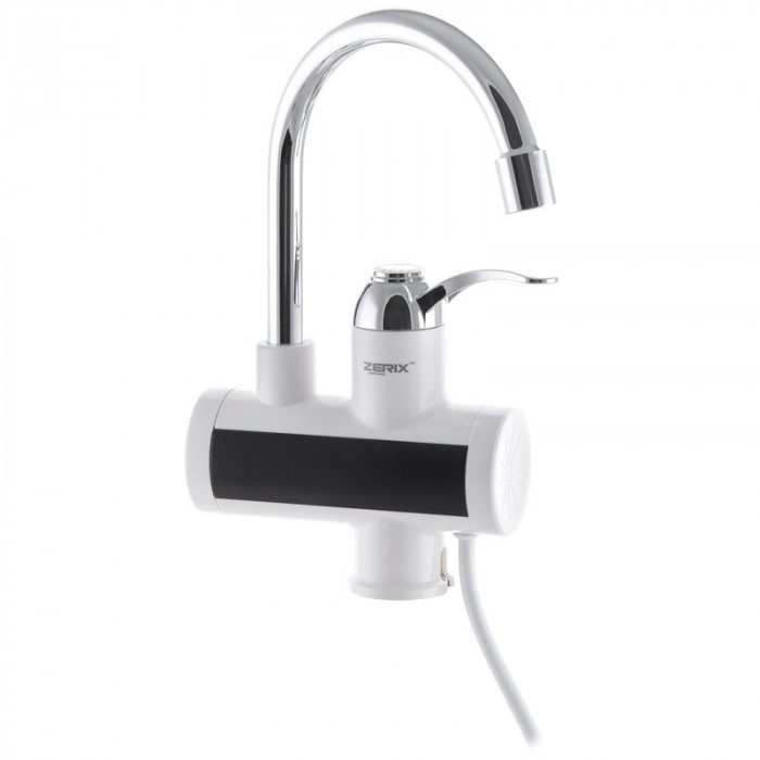 Водонагрівач Zerix ELW21-E 3 kW проточний, З ІНДИКАТОРОМ ТЕМП., на мийку (ZX3264)