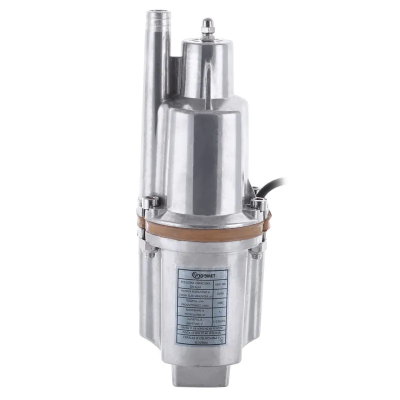 Насос вібраційний одноклапаний VODOMET VD-60-15М верхній забір Н=70М, Q=1,1кбМ, P=250 Вт, 15м каб.(VO4307)